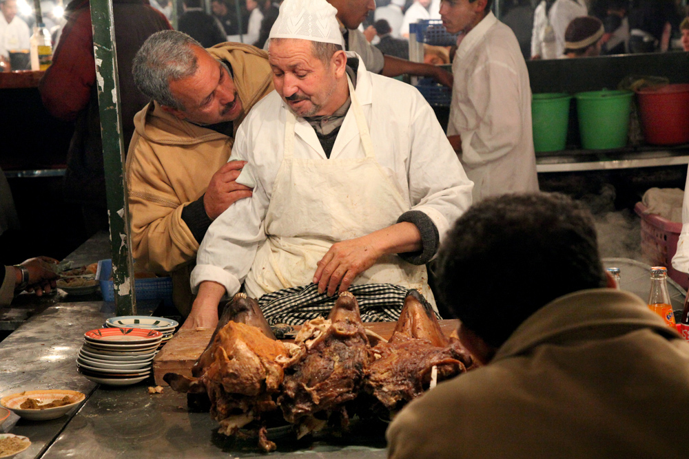 Djeema el fna kulinarisch Marrakesch Marrakech Fotograf photographer Frankfurt