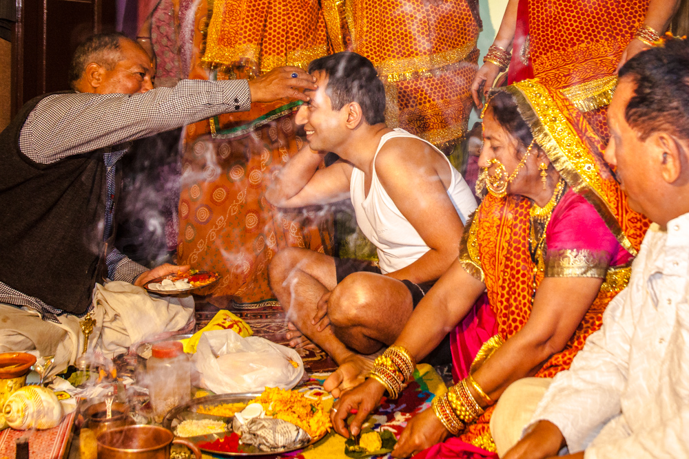 Indien Hochzeit wedding Haldi Ceremony