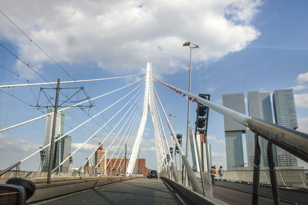 Fotograf holland Rotterdam Erasmusbruecke Auto-3