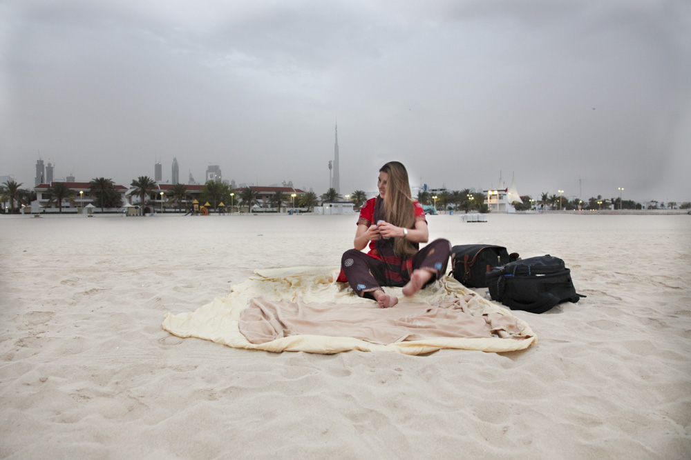 Dubai Strand fotograf Reiseblogger reise travel photographer blogger overnight stop over Zwischenstop airport flughafen