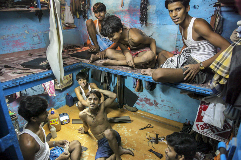 indien kolkata arbeiter famile fotograf kalkutta