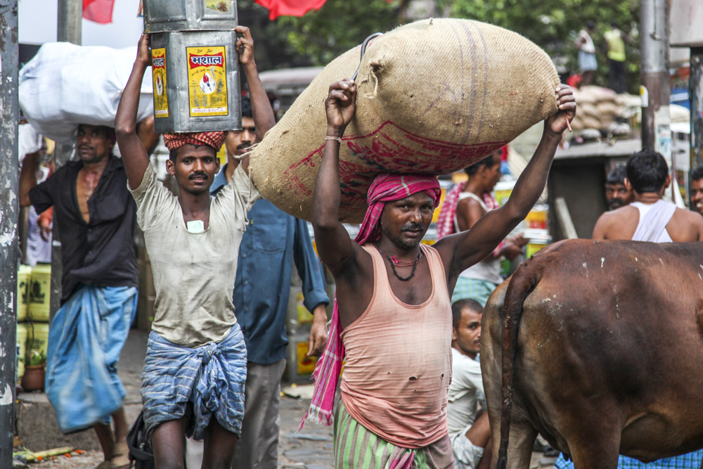 kalkutta kolkata arbeiter traeger fotograf