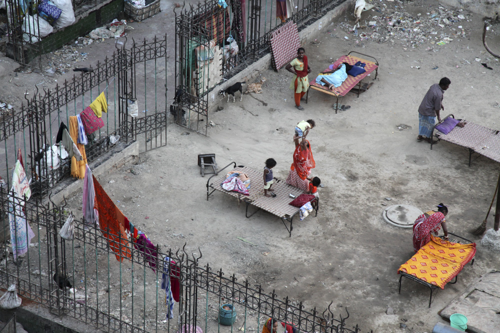 schlafplatz kalkutta kolkata