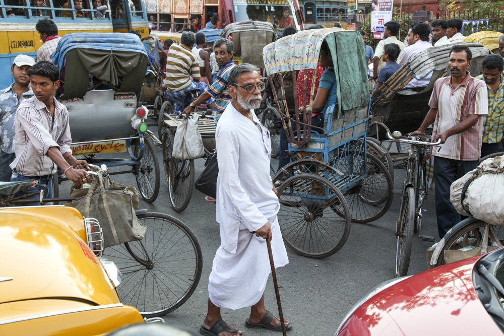 street straße menschen verkehr kolkata kalkutta