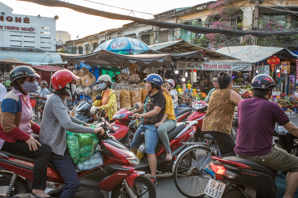 Saigon Ho Chi Minh Vietnam Verkehr