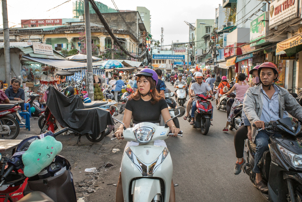 Saigon Ho Chi Minh Vietnam Verkehr