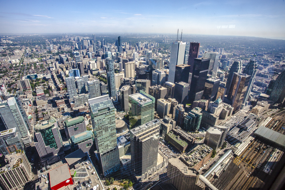 Toronto Ontario Kanada Canada Skyline CN Tower